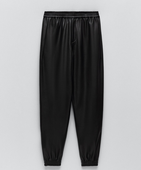 HOST PICK🎉NWT ZARA Faux Leather SLOUCHY Pants - Picture 15 of 16